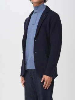 Blazer in maglia Lardini a coste