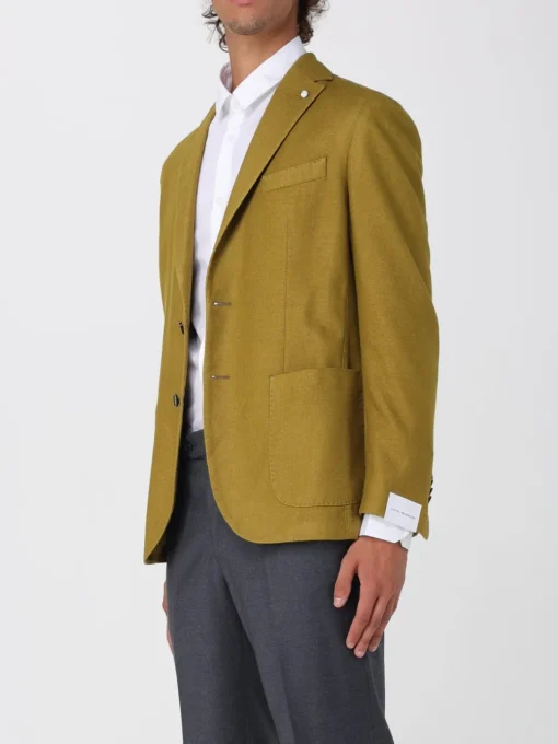 Blazer Luigi Bianchi in misto lana e cashmere