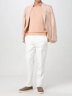 Blazer monopetto Brunello Cucinelli in misto lana e lino