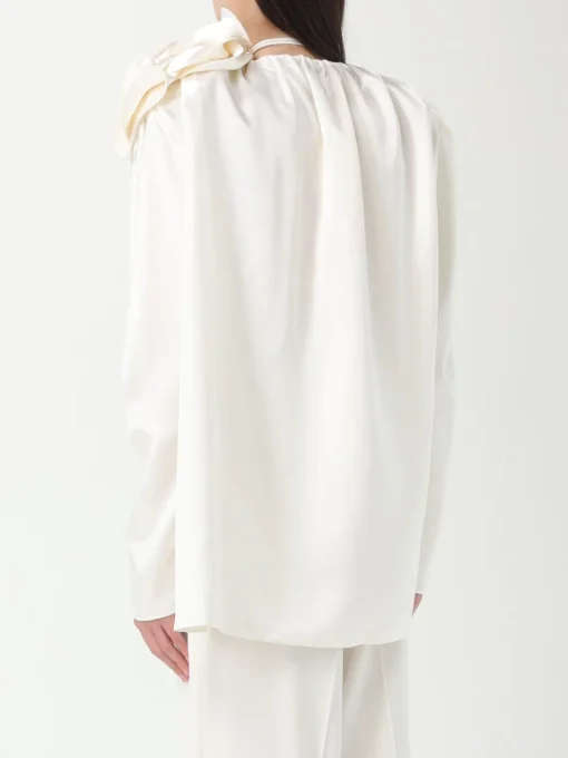 Blusa Magda Butrym in seta con maxi fiore