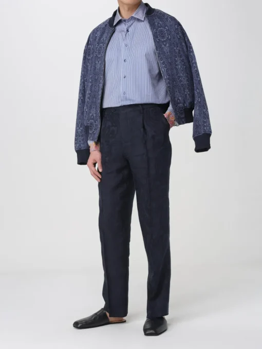 Bomber Etro in misto cotone con stampa