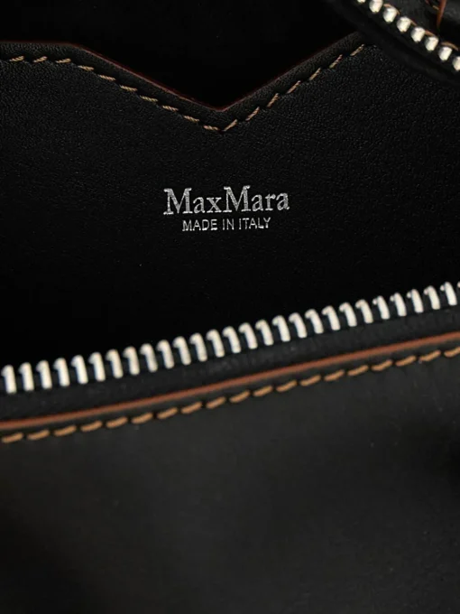 Borsa a mano in pelle di vitello Max Mara