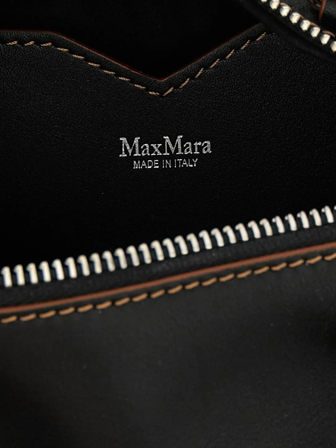 Borsa a mano in pelle di vitello Max Mara