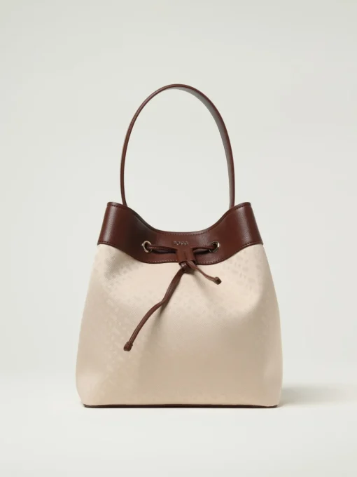 Borsa a secchiello Boss con monogramma