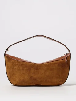 Borsa a spalla Demy mini hobo in pelle scamosciata Staud