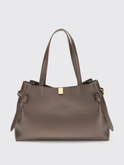 Borsa a spalla Gyoza in pelle martellata Yuzefi