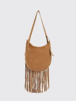 Borsa a spalla in pelle scamosciata Coperni hobo