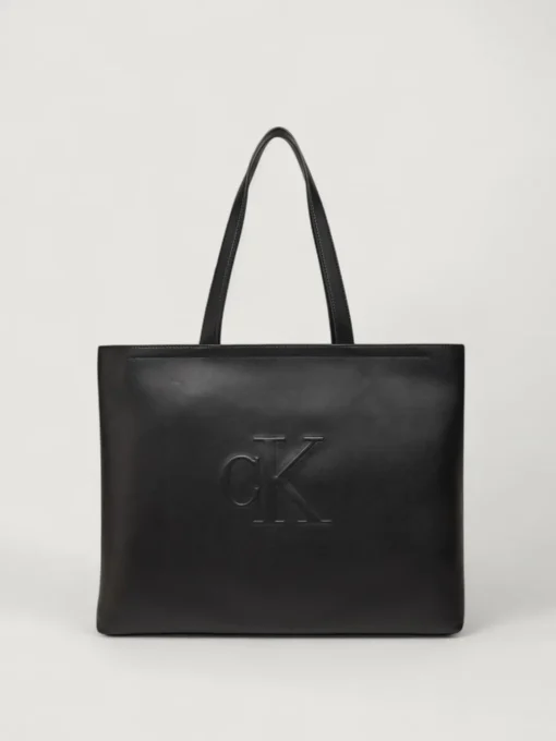 Borsa a spalla Tote CK Calvin Klein in pelle sintetica