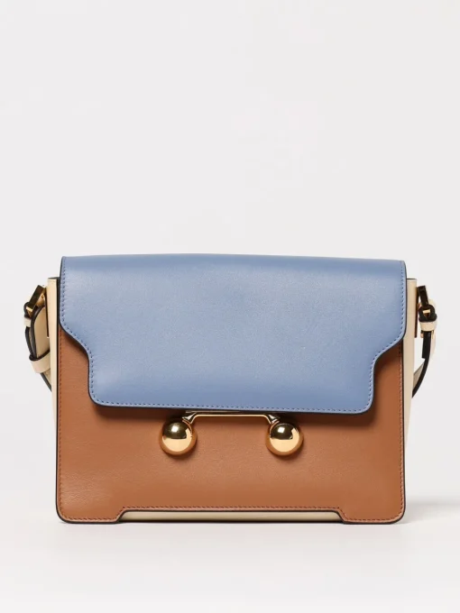 Borsa a spalla Trunkaroo Mini Marni in pelle