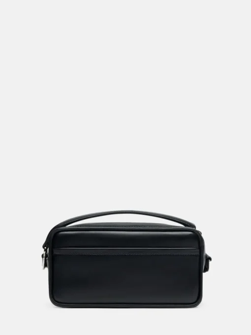 Borsa a tracolla Baneto mini in pelle con logo Jacquemus