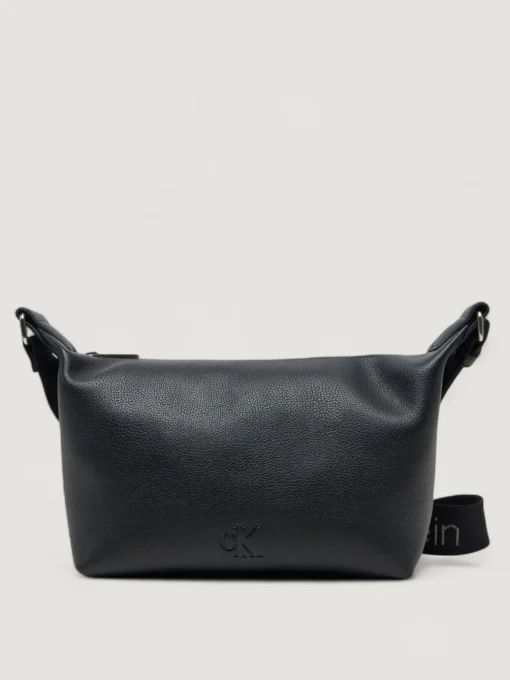 Borsa a tracolla Ultralight in pelle sintetica a grana Calvin Klein