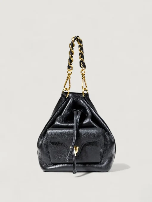 Borsa Beat Generation Coccinelle in pelle a grana
