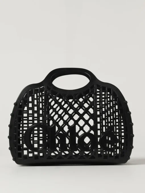 Borsa Cage Chloé in gomma traforata