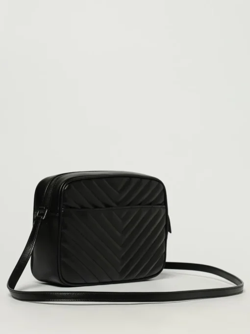 Borsa Camera Bag Lou Saint Laurent in nappa trapuntata chevron
