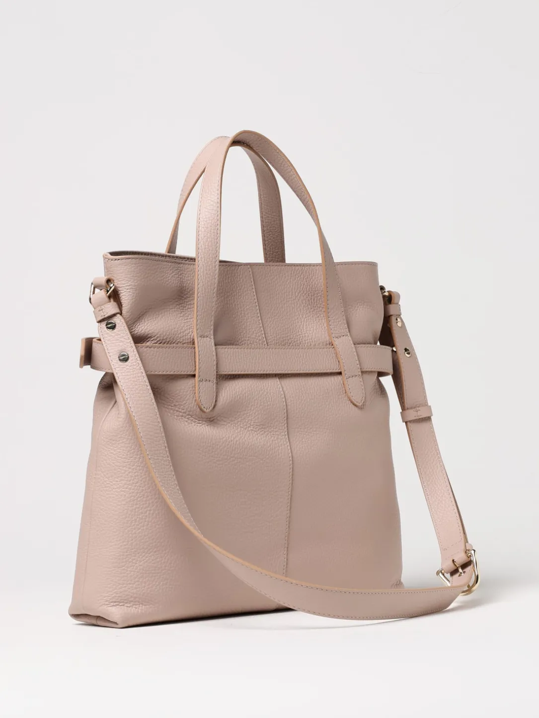 Borsa Coccinelle in pelle a grana con cintura