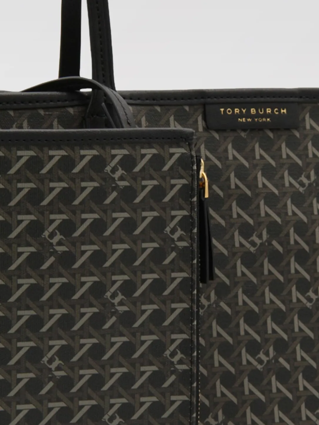 Borsa Ever-Ready Tory Burch in cotone spalmato