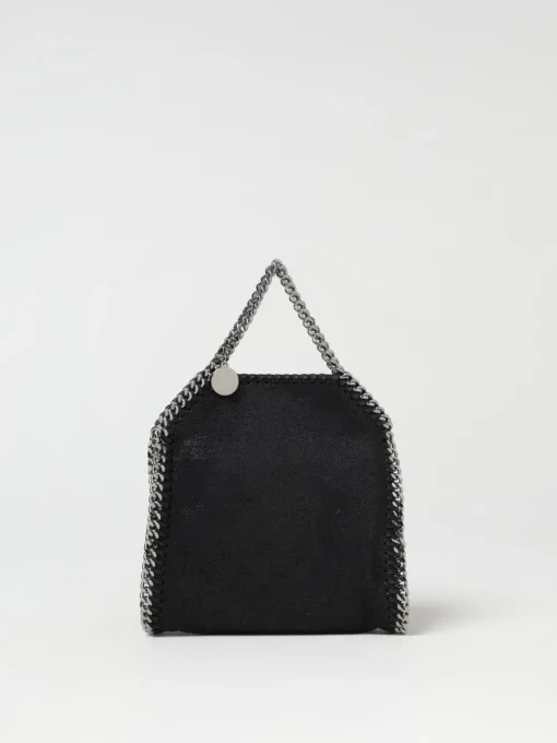 Borsa Falabella Micro Stella McCartney in camoscio sintetico cracklè
