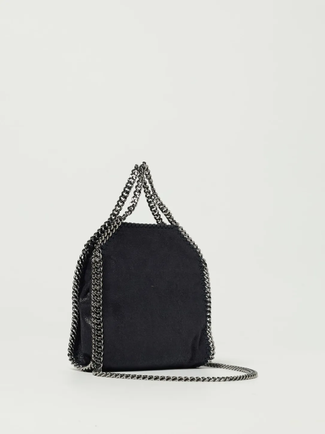 Borsa Falabella Micro Stella McCartney in camoscio sintetico cracklè