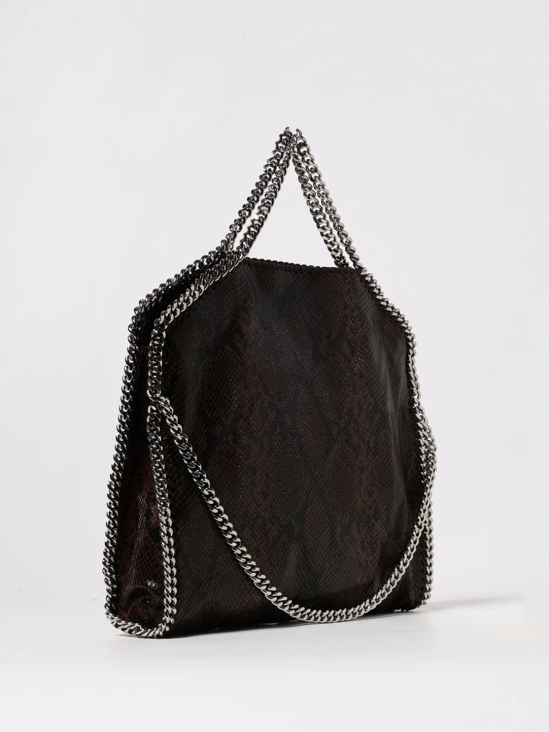 Borsa Falabella Stella McCartney in pelle sintetica stampa pitone