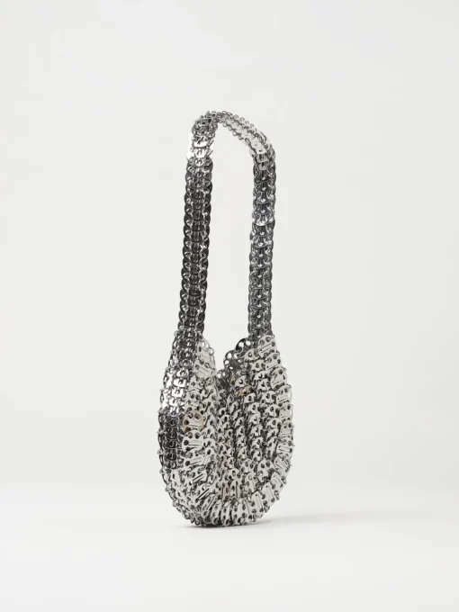 Borsa Iconic Moon 1969 Rabanne in maglia metallica