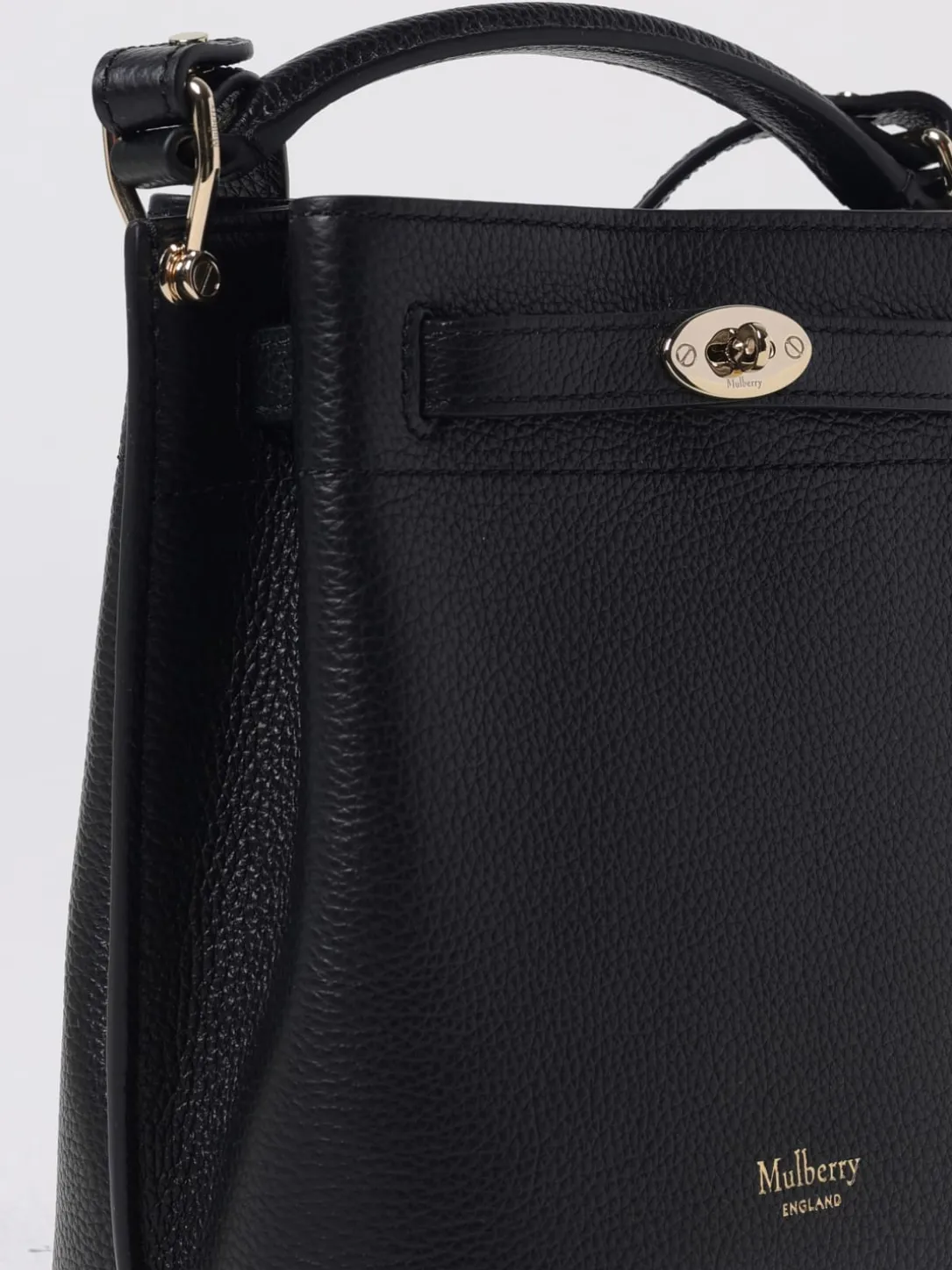 Borsa Islington Turn Lock Bucket Bag Mulberry