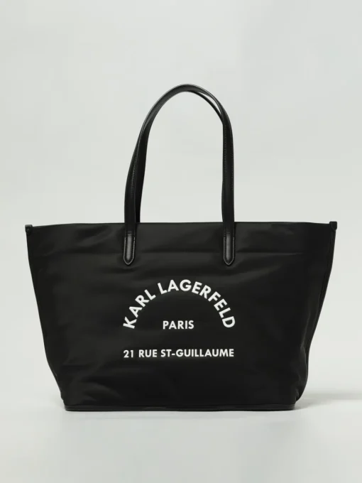 Borsa Karl Lagerfeld in nylon con stampa logo