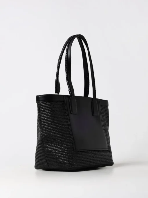 Borsa Karl Lagerfeld in rafia e pelle sintetica