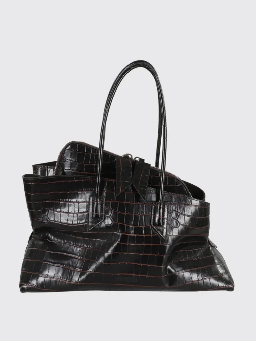 Borsa La Passeggiata The Attico in pelle stampa cocco