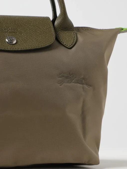 Borsa Le Pliage Longchamp in nylon e pelle a grana