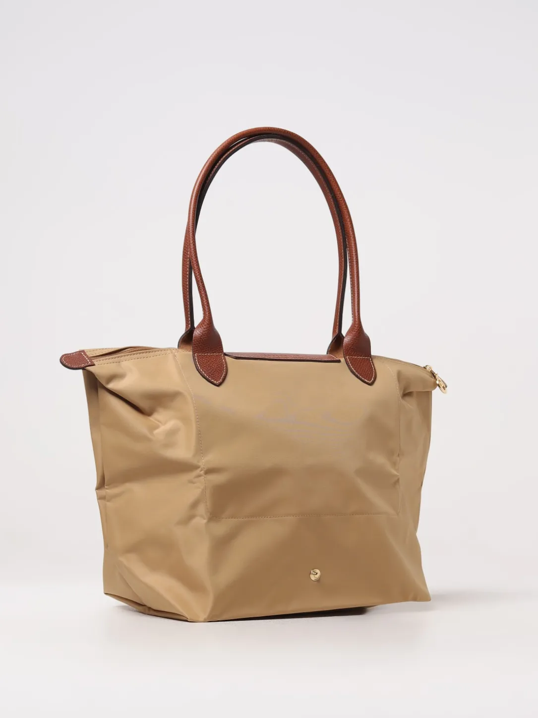 Borsa Le Pliage Original L Longchamp in nylon riciclato e pelle