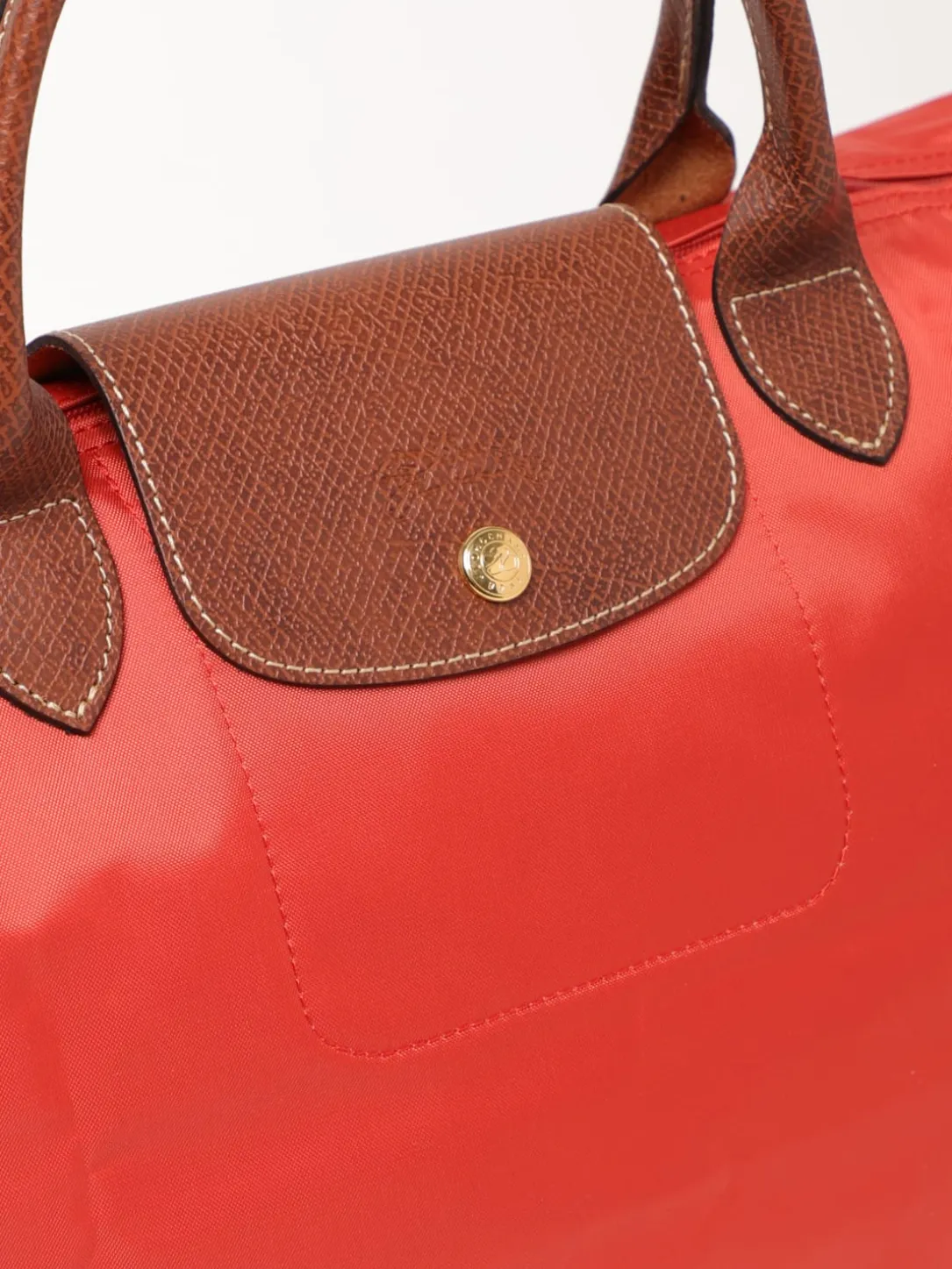Borsa Le Pliage Original M Longchamp in nylon riciclato e pelle