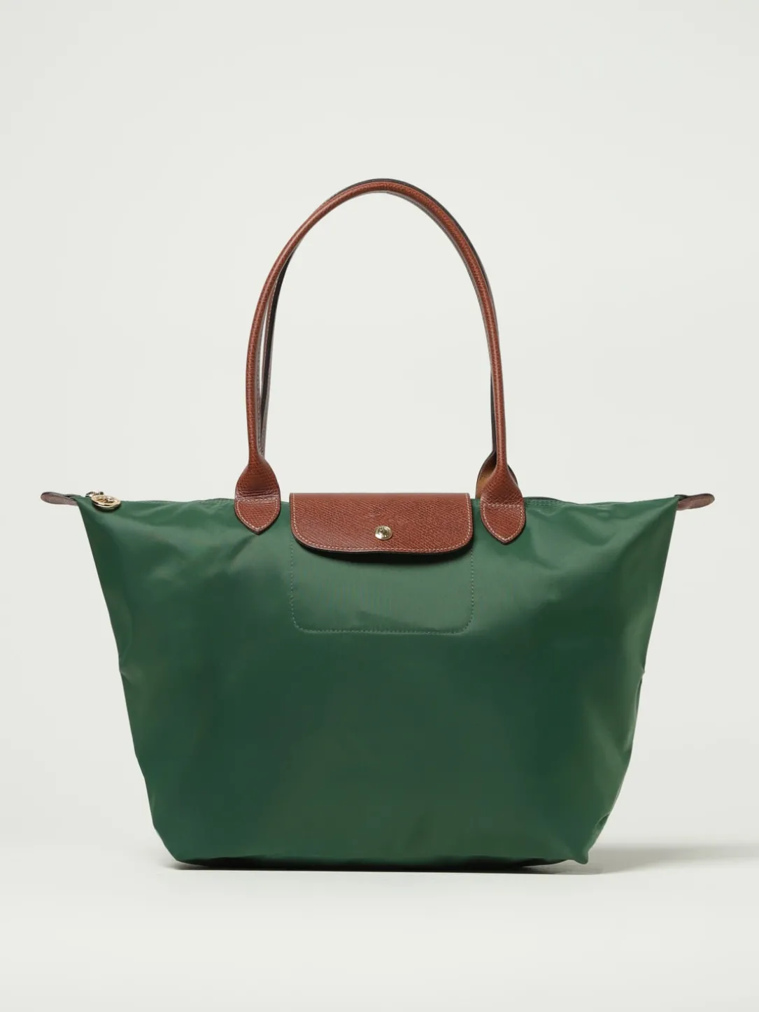 Borsa Le Pliage Original L Longchamp in nylon riciclato e pelle