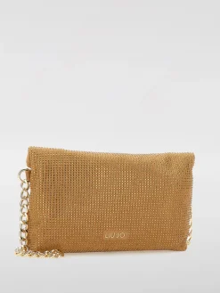 Borsa Liu Jo in camoscio sintetico con strass all over