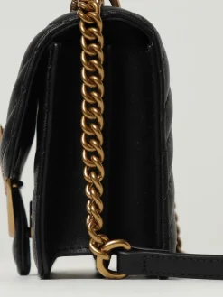 Borsa Love Bag Pinko in nappa matelassè chevron