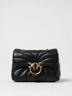 Borsa Love Bag Puff Butterfly Pinko in nappa trapuntata