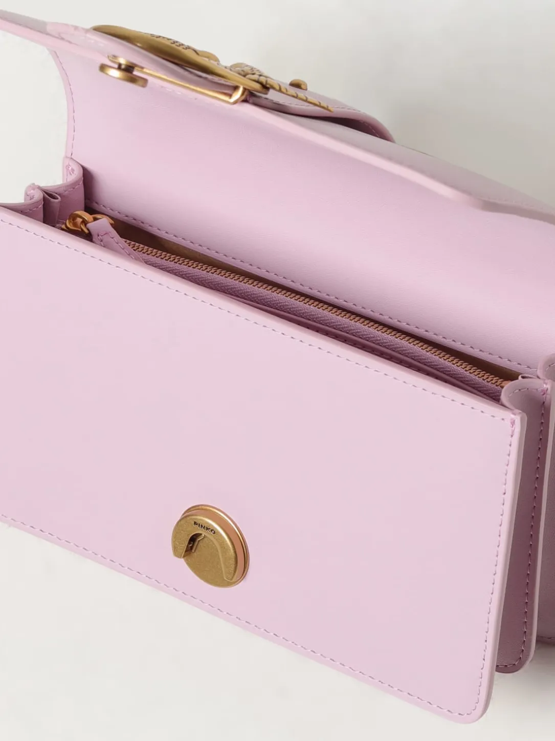 Borsa Love Mini Pinko in pelle