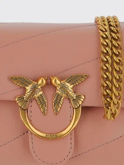 Borsa Love Puff Baby Pinko in nappa matelassè