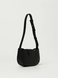 Borsa Mini Double Gancini Ferragamo in pelle martellata