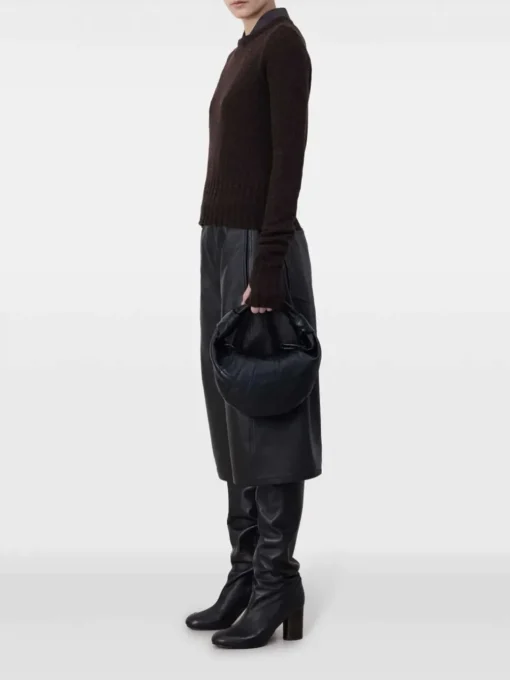 Borsa Mini Fortune Croissant Lemaire in pelle