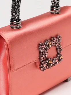 Borsa Mini Jewel Efflorescence Roger Vivier in raso