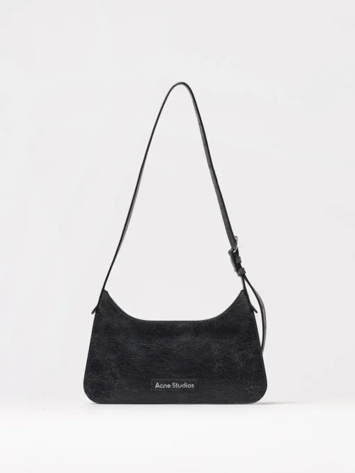 Borsa Mini Platt Acne Studios in pelle cracklè