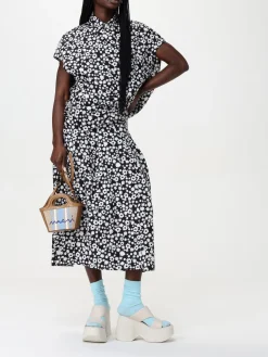 Borsa Mini Tropicalia Marni in pelle e canvas a righe