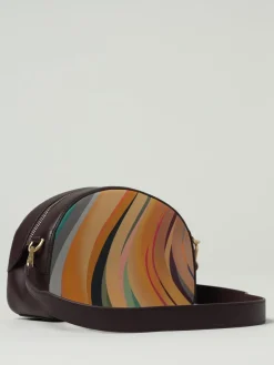Borsa Paul Smith in pelle a grana multicolor