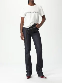 Borsa per smartphone Gaby Saint Laurent in nappa trapuntata