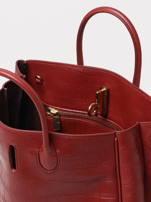 Borsa Rocking Horse Burberry in pelle stampa cocco