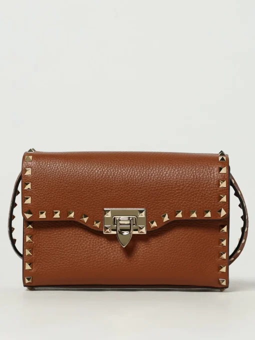 Borsa Rockstud Valentino Garavani in pelle a grana