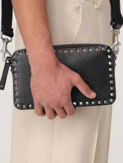Borsa Rockstud Valentino Garavani in pelle a grana