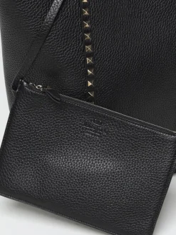 Borsa Rockstud Valentino Garavani in pelle a grana