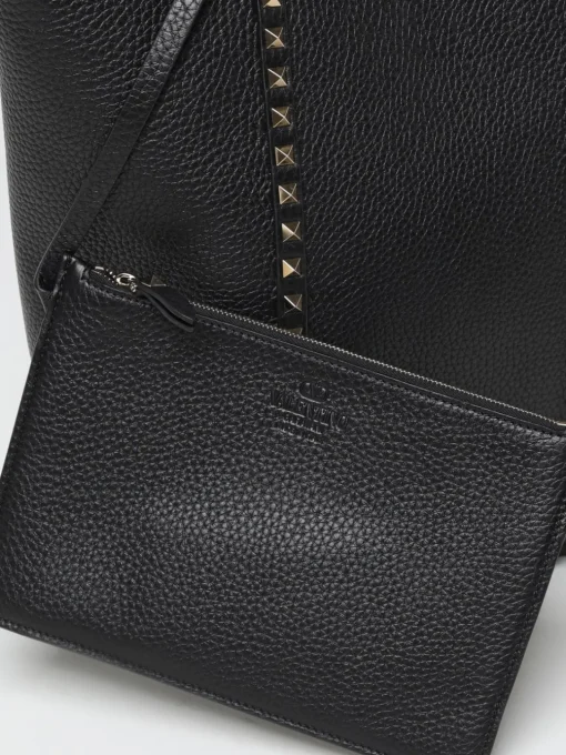 Borsa Rockstud Valentino Garavani in pelle a grana