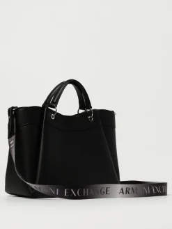 Borsa Shopping a mano con logo Armani Exchange